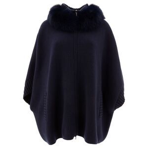 Giovi Women Wool And Cashmere Poncho